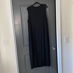 J Jill black sleeveless dress